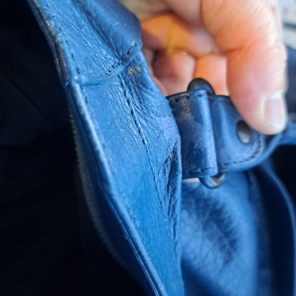 BALENCIAGA Motocross Classic First Bag in Blue - Picture 9 of 13